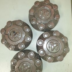 4 Dodge Ram 8 Lug Center Caps