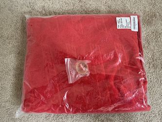 Supreme Debossed Logo Towel Red With Bouncy Ball