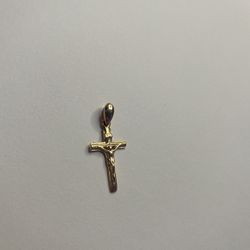 Solid Gold Cross Pendant