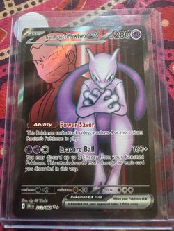 Team rocket Mewtwo ex