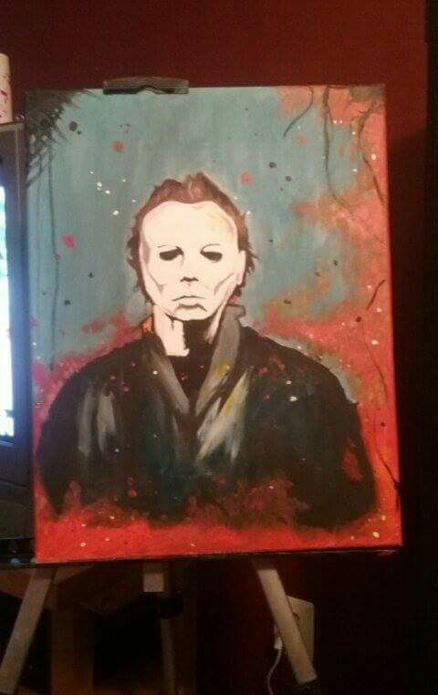 Hand painted Michael Myers