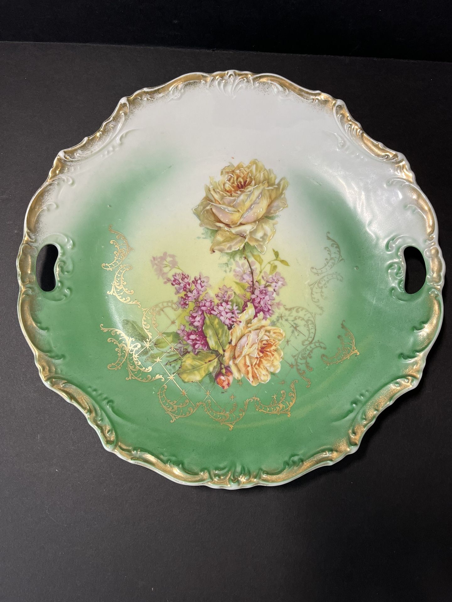 Antique German Cake Plate