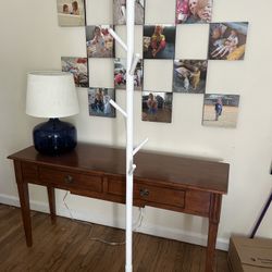 Modern White Coat Rack – Freestanding & Sturdy