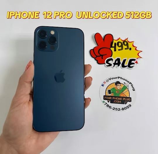 IPHONE 12 PRO UNLOCKED 512GB Blue