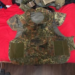 German Flecktarn Flak vest
