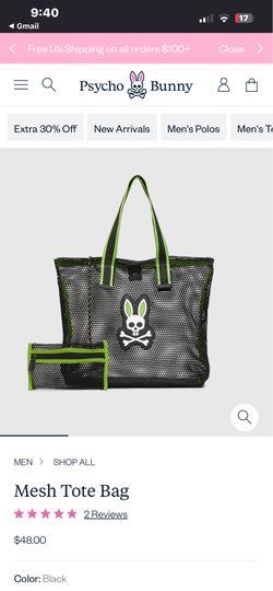 Psycho Bunny Tote