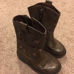 Cowboy boots size 6 toddler