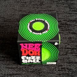 NEEDOH THE VELVET SQUEEZE FUZZ BALL GREEN