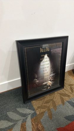 Framed Inspirational Wall Art 18” x 24”