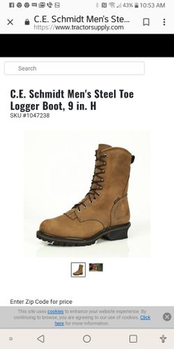 Ce schmidt hotsell logger boots