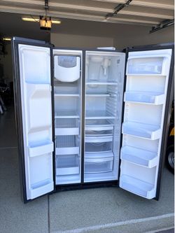 LG side-by-side refrigerator