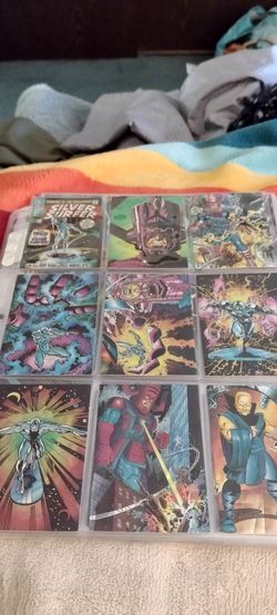 Vintage Silver Surfer /1991 complete set in binder pages cash porch pickup Redmond