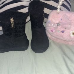 MK Boots And Purse