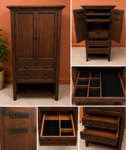 🌟 Luxury Fancy Large Furniture-Grade Jewelry Armoire