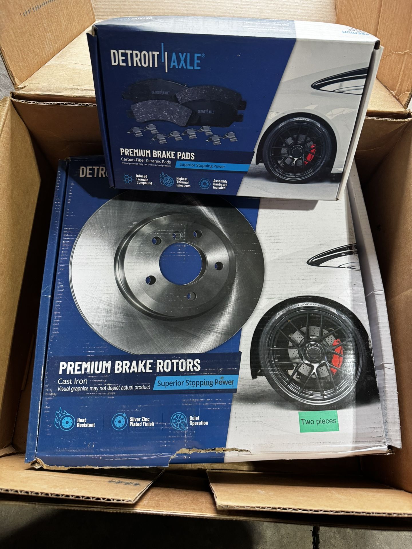 2008-2013 Chevy Silverado Sierra Tahoe Front Brake Pads And Rotors