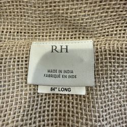 Restoration Hardware Open Weave Sheer Linen Drapes (long 84”x wide 50”) – 2 Sets of 4 pcs