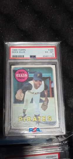 1969 Topps Dock Ellis #286 PSA 6 EX-MT