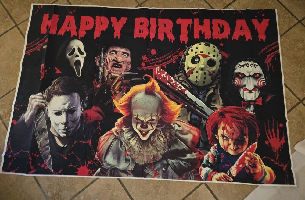 Backdrop, cake topper, cupcake topper, birthday banner swirl, ans latex balloons