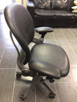 Adjustable leather chair