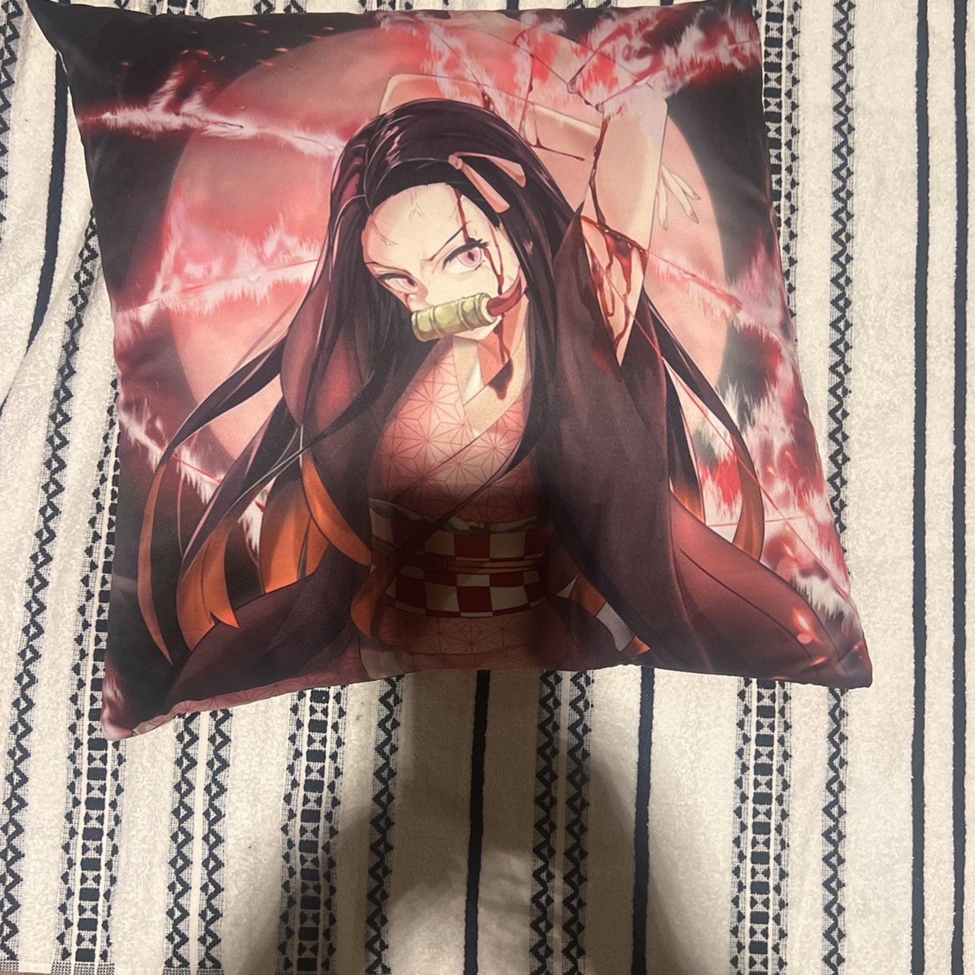 Demon Slayer Satin Pillow