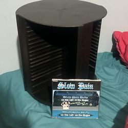 CD Storage Tower with Slow Pain 'On the Left on the Right' CD