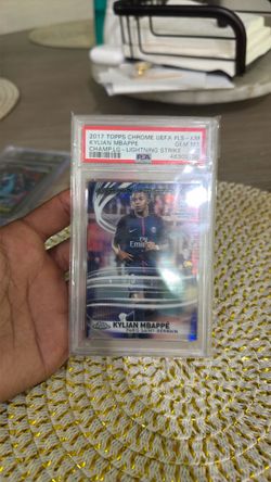 2017 Topps Chrome UEFA Champions League Kylian Mbappé – PSA 10 GEM MINT