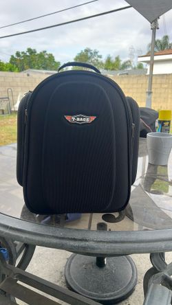 T-Bags Motorcycle Luggage Sissy Bar Bag Backpack Sport Touring With Rain Cover Harley
