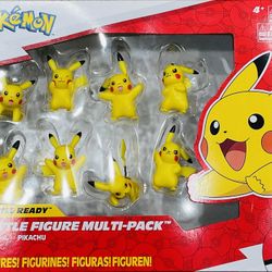 Pokémon Pikachu Battle Figure Multi-Pack 8 Action Figure Collection Set