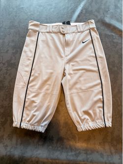 Nike Team Elite Baseball Pants, Grey with Black Piping, Men’s XL 36-38