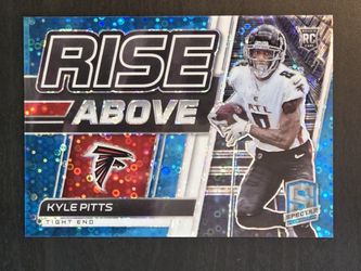Kyle Pitts RC 13/60 - 2021 Spectra Rise Above Neon Blue Rookie - Atlanta Braves