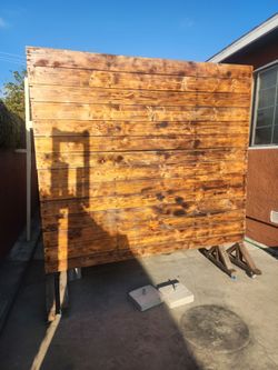 Wood wall