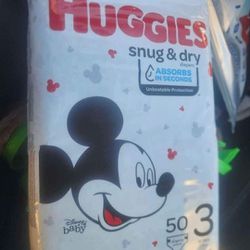 Huggies Snug N Dry 50ct. $15/pack 