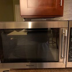 Magic Chef Stainless Steel Microwave