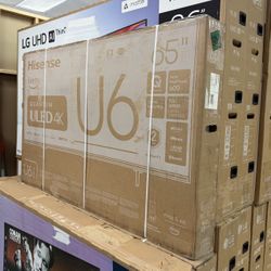 65” HISENSE ULED U6H 4K HDR SMART TV