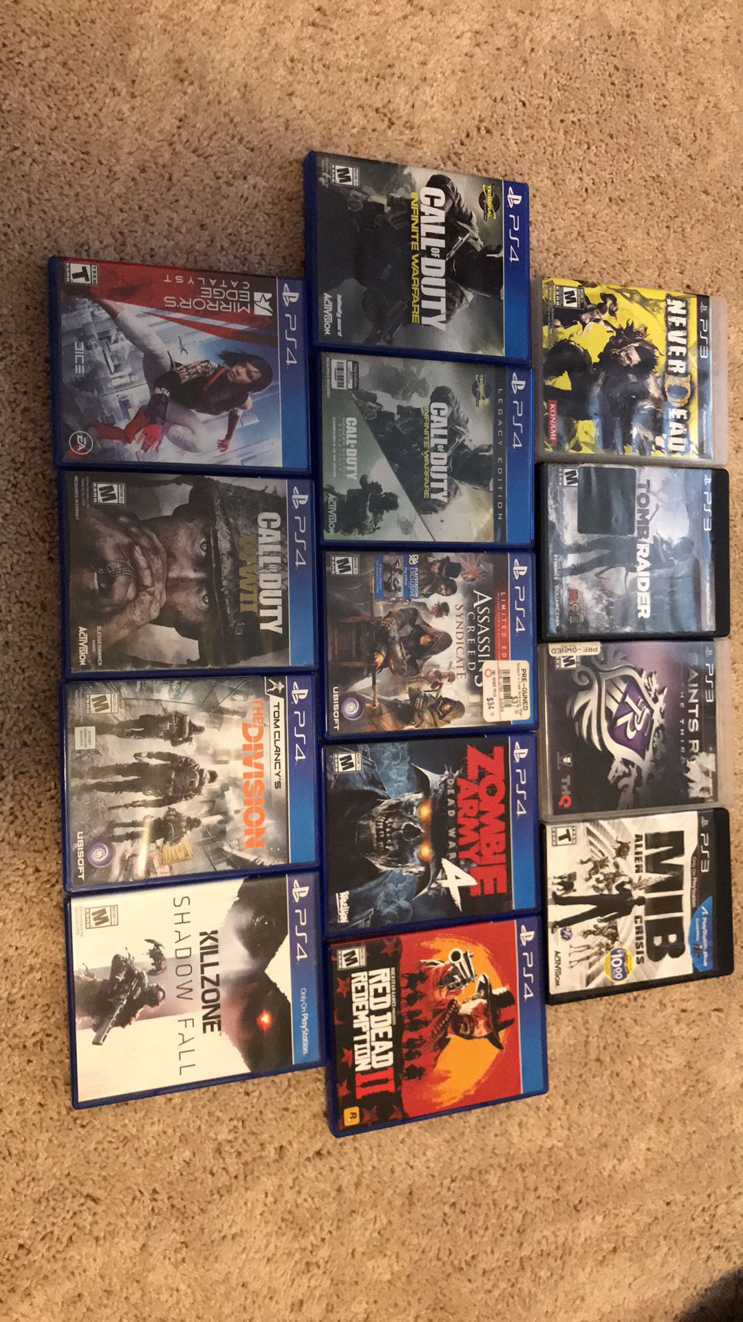 PS4 and Ps3 games