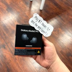 Samsung Galaxy Buds 2 Pro Bluetooth Wireless Earbuds New - Pay $1 To Take It Home Today and pay the rest later.