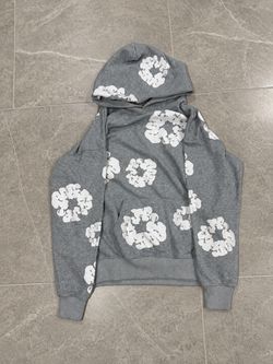 Grey Denim Tears Pullover Hoodie