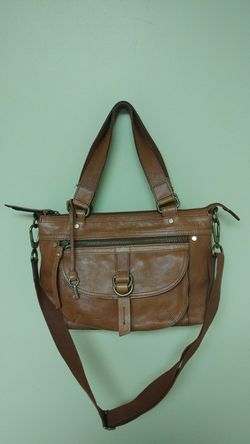 A Nice Leather Brown Fossil Handbag Great Shape (Firm On Price)