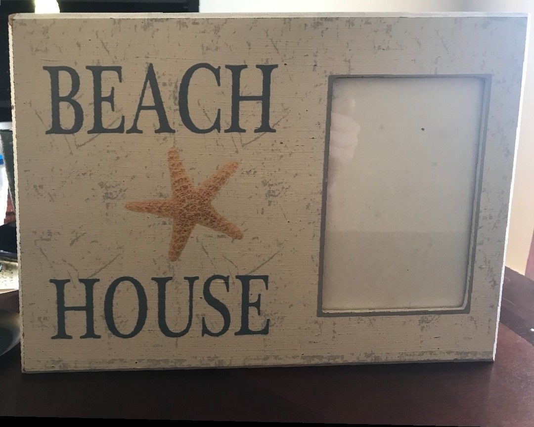 Beach House Picture Frame Decor