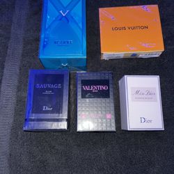 Perfume and wallet Lv