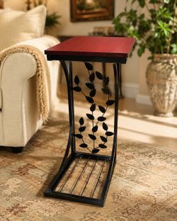 Like NEW WayFair SIDE Table w Lead Design