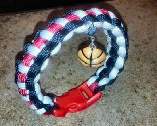 Miami Heat Paracord Bracelets