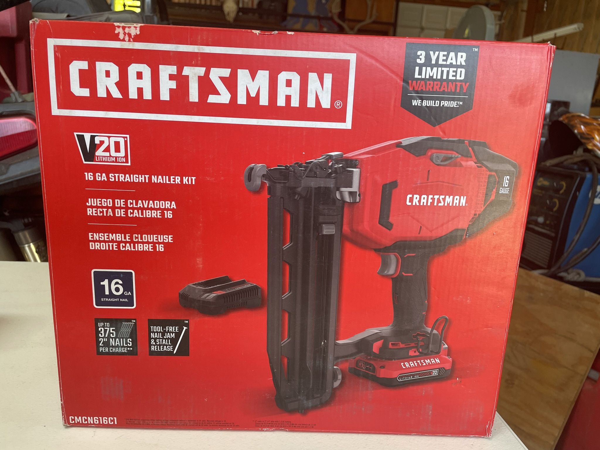 Craftsman 16 GA Straight Nailer Kit
