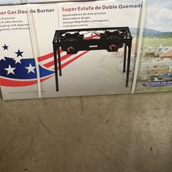 New In Box Supper Portable Stove With Hose 