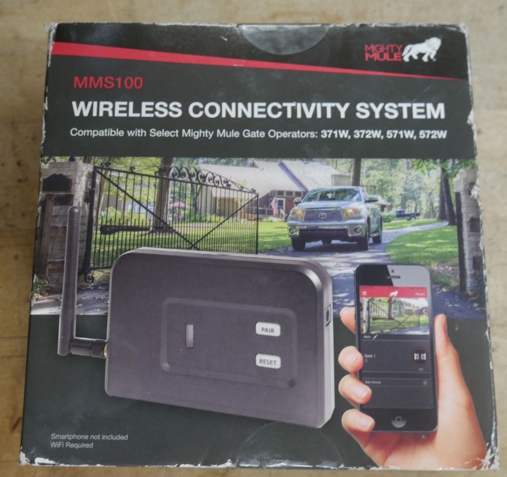 MIGHTY MULE MMS100 WIRELESS CONNECTIVITY SYSTEM KIT NEW IN BOX.  