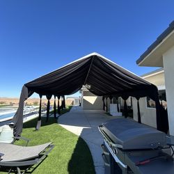 20x30 Black Draping 