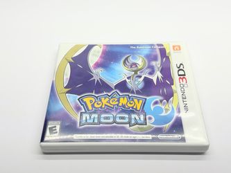 Pokémon Moon (Nintendo 3DS, 2016) Inserts/Case Only **Authentic