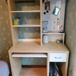 Desk With Shelves