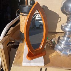 Mid Century Modern Table Top Mirror