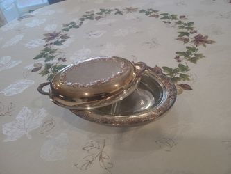 Al Silver Antique Dish For Your Holidays And Vegetables